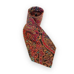 Henry Alan Neckwear‎ Men’s Silk Tie Necktie Fall Colors Office Menswear Grandpa